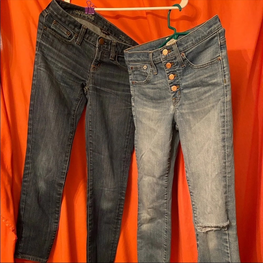 JCrew Toothpick Jeans